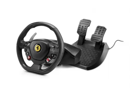 Thrustmaster T80 Ferrari 488 GTB Edition Negro Volante + Pedales Digital PlayStation 4