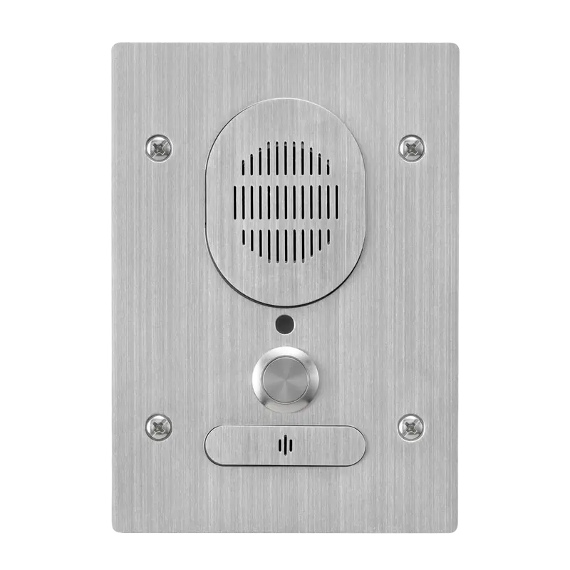 TOA-N-8640DS - Interfono IP PoE - Audio bidireccional - 1 entrada auxiliar - 4 salidas auxiliares - 1 salida de relé