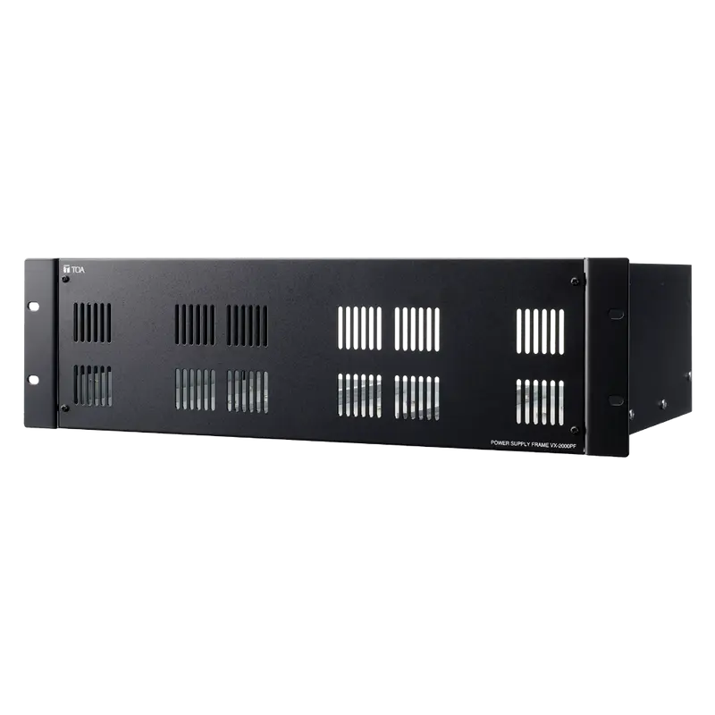 TOA-VX-2000PF - Bastidor modular EN54 VM-3000 - Para fuentes de alimentación modulares - Hasta 3 unidades VX‐200PS
