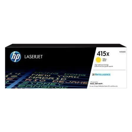 Tóner Original HP nş415X XL Alta Capacidad/ Amarillo
