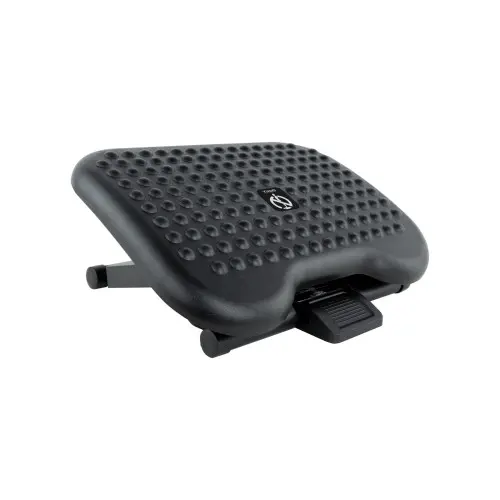TooQ Reposapiés Ajustable en Altura e Inclinación, Negro (TQFR0603-B)