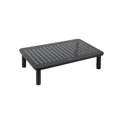TooQ Soporte Elevador Multiusos para Monitor/Portátil, Negro (TQMR081)