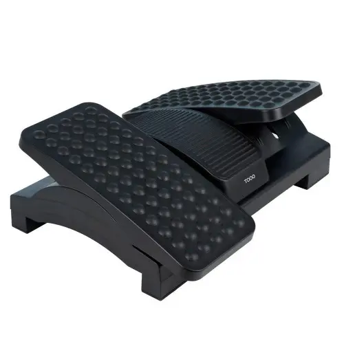 TOOQ (TQFR0605-B) REPOSAPIES AJUSTABLE EN ALTURA E INCLINACIÓN, NEGRO