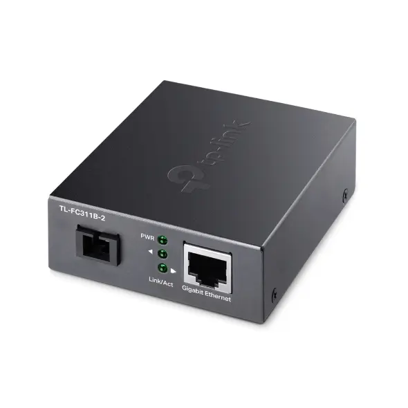 TP-Link Convertidor de Medios FC311B-2 Gigabit WDM Monomodo 2 km Full-Duplex