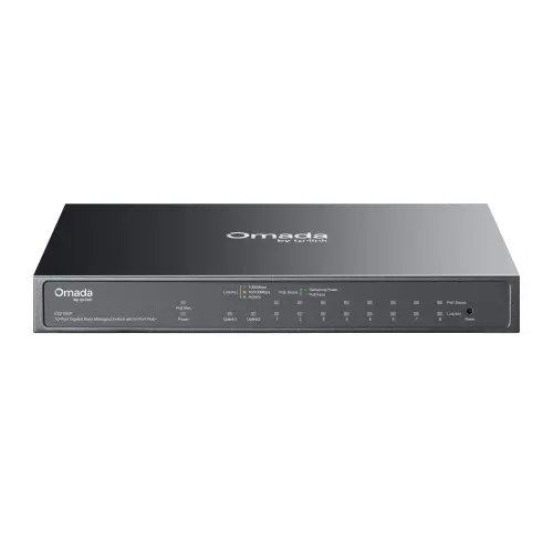 TP-LINK ES210GP SWITCH GIGABIT OMADA 10 PUERTOS EASY MANAGED CON 8 PUERTOS POE+