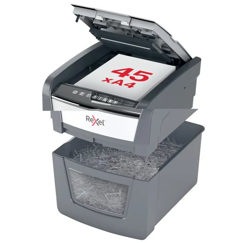 Trituradora de Papel Rexel Optimum AutoFeed 45X 20 L