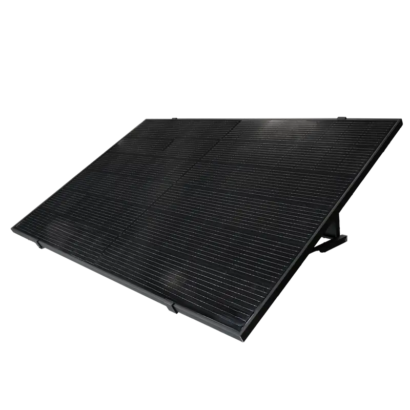 TSUN TSOL-ESK400-PB - TSUN Kit Solar Pop Up - Panel Full Black 400W - Microinversor MS400 400W - Soporte para instalación en suelo