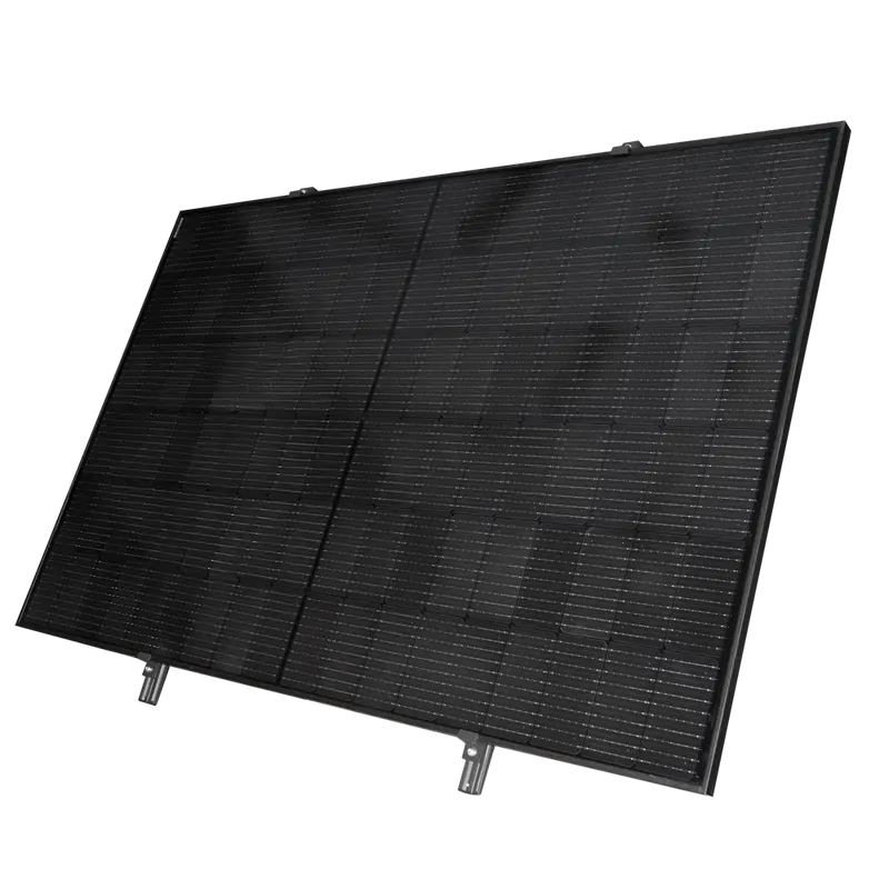 TSUN TSOL-ESK400-SB - TSUN Kit Solar - Panel Solar Full Black 400W - Microinversor MS400 400W - Soporte para instalación en pared