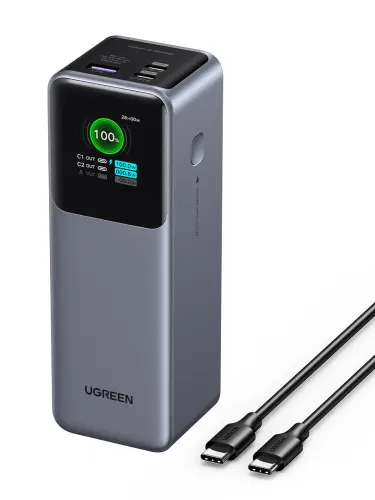 Ugreen 25000mAh 200W Fast Charging Powerbank Gris