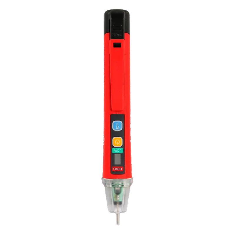 UNI-T UT12D-EU - Detector de tensión AC sin contacto - Modo de alto y bajo voltaje hasta 1000 V - Aviso audible y LED visible - Apagado automático