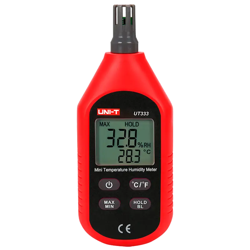 UNI-T UT333 - Medidor de condiciones ambientales - Medición de temperatura y humedad - Diseño ligero y económico con interfaz intuitiva