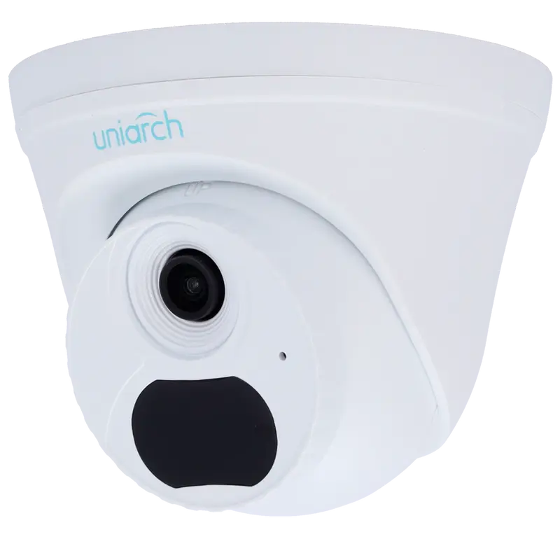 UNIARCH UV-IPC-T132-AF28-ECO - Cámara Turret IP Uniview-Uniarch - 2 MP - Lente 2.8 mm - IR 30 m - DWRD - Detección de cuerpo humano