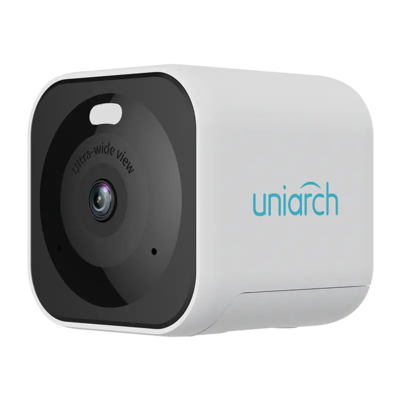 UNIARCH UV-UHO-C1-M4F2D - Cámara IP Cubo WiFi Uniarch - 4 MP - Lente 2.1 mm - microSD 512 GB - IR 10 m - DWDR - Ultra Motion Detection