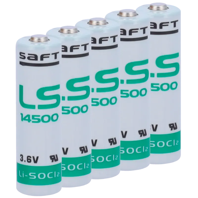 UPOWER 10XBATT-LS14500-S - Pack de 10x pilas AA / LS14500 - Saft - Litio Li-SOCl2 no recargable - Tensión 3.6V