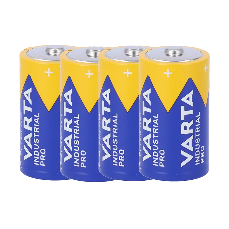 UPOWER 4XBATT-LR20-F - Pack 4x Pila LR20 / D / MN1300 - Varta - Alcalina Zn-MnO2 no recargable - Tensión 1.5V