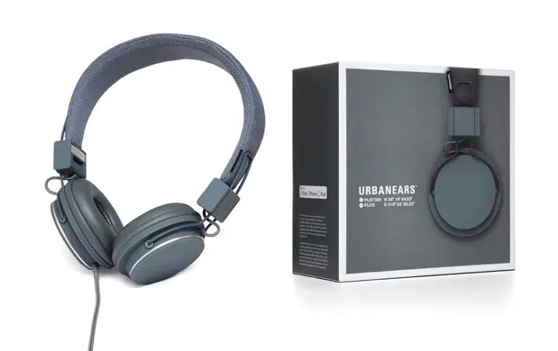 Urbanears Plattan Plus Dark Grey - auriculares de diadema con cable