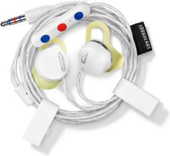 Urbanears Reimers Team Apple - auriculares deportivos blancos con cable