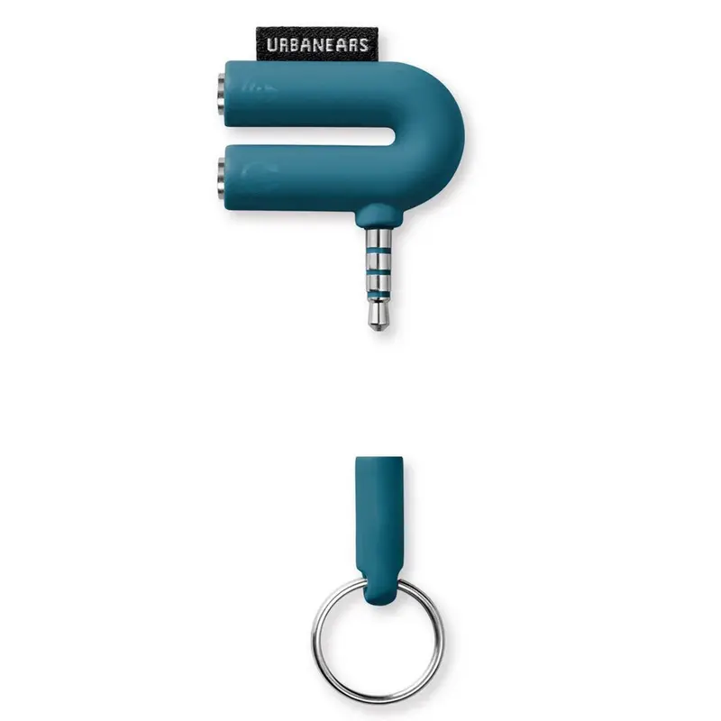 Urbanears Slussen Petrol - adaptador DJ portátil de 3,5 mm