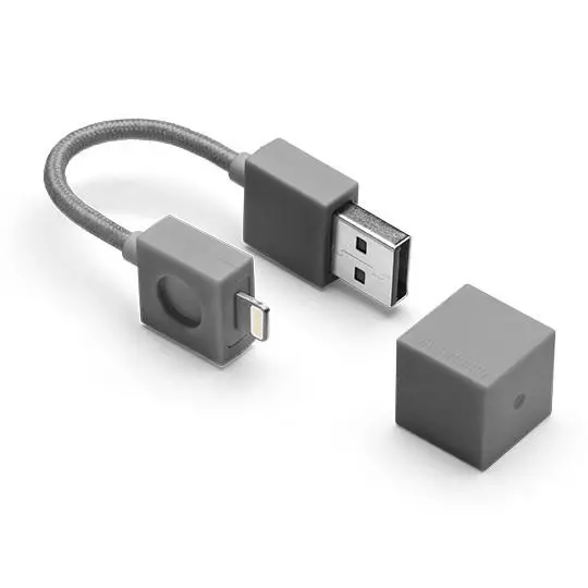 Urbanears The Tenacious gris oscuro - cable Lightning llavero USB-A de 9 cm