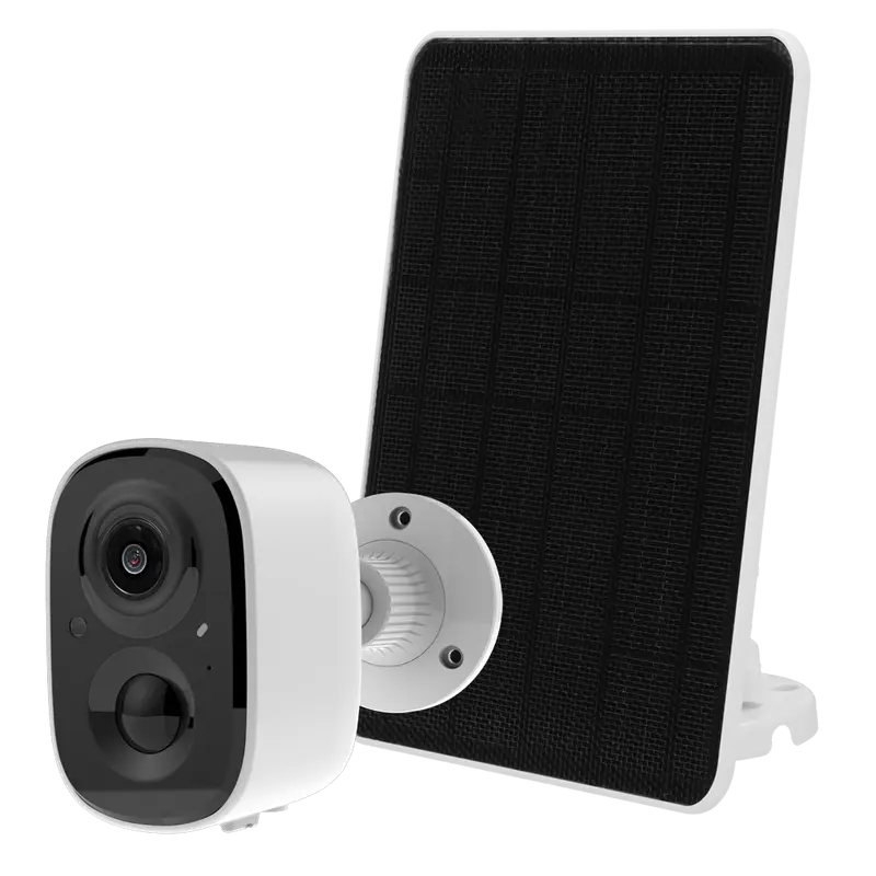 VICOHOME CG6-SOLAR5V-6W - Kit cámara WiFi 3 Mpx + Panel Solar 6 W - Autonomía prolongada con carga solar