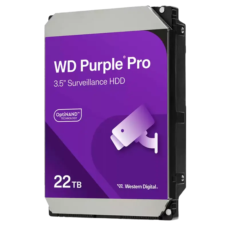WESTERN DIGITAL HD22TB - Disco duro Western Digital PRO - Capacidad 22 TB - Interfaz SATA hasta 265 MB/s - Modelo WD221PURP