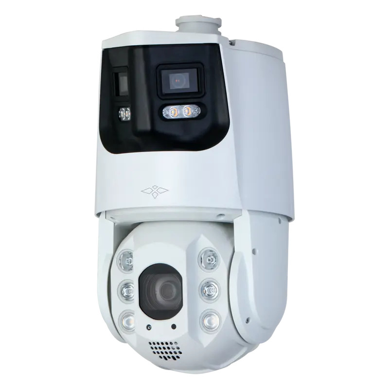 X-SECURITY XS-IPSD7925TIOC-4U-TANDEM - X-Security PTZ IP gama ULTRA - Doble Lente (Panorámica 4Mpx + PTZ 4Mpx) - Lente PTZ 5~125 mm