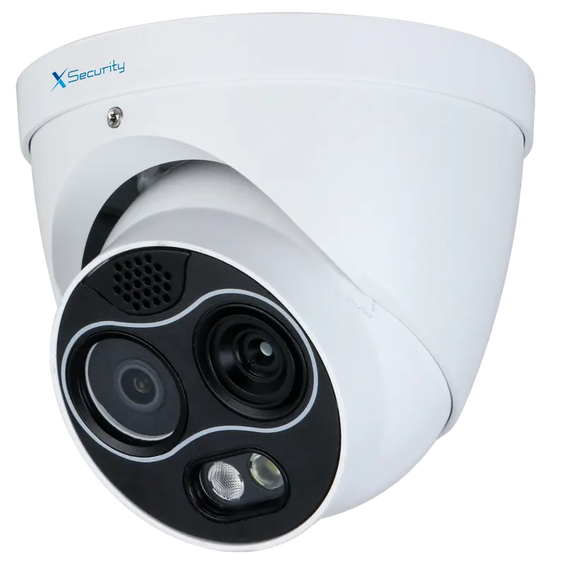 X-SECURITY XS-IPTT256A-2D4-WIZ - Cámara térmica Turret Dual IP X-Security - 256x192 VOx - Lente 2 mm - Sensibilidad ≤ 40mK