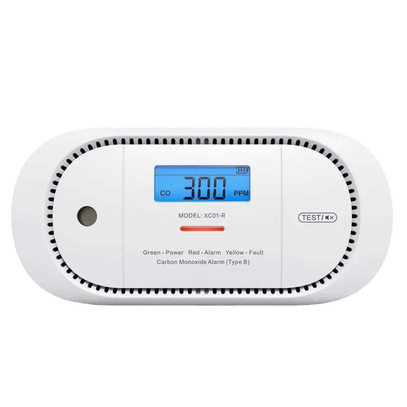 X-SENSE XC01-R - Detector de CO autónomo X-Sense - Duración de la batería 5 años (reemplazable) - Indicador luminoso de alarma