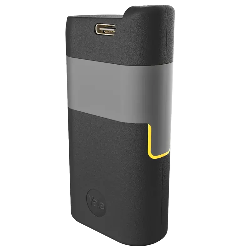 YALE-BATTERY-L2 - Accesorio de batería recargable - Larga duración de 6 meses - Capacidad 2950 mAh - Puerto USB-C para carga