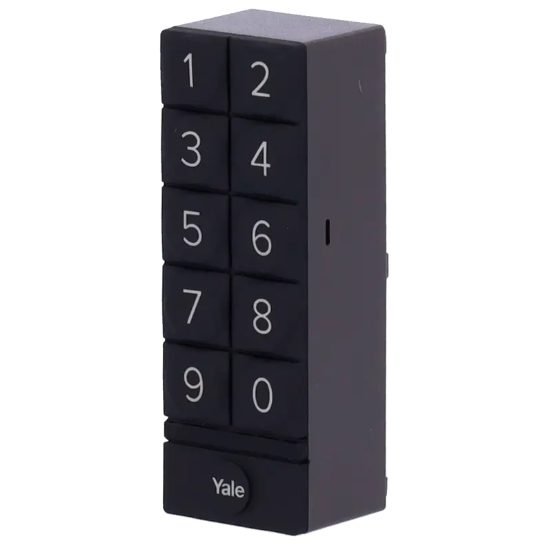 YALE-SMARTKEYPAD - Accesorio de teclado - Comunicación Bluetooth - Apertura y cierre con PIN - Códigos de un solo uso o temporales