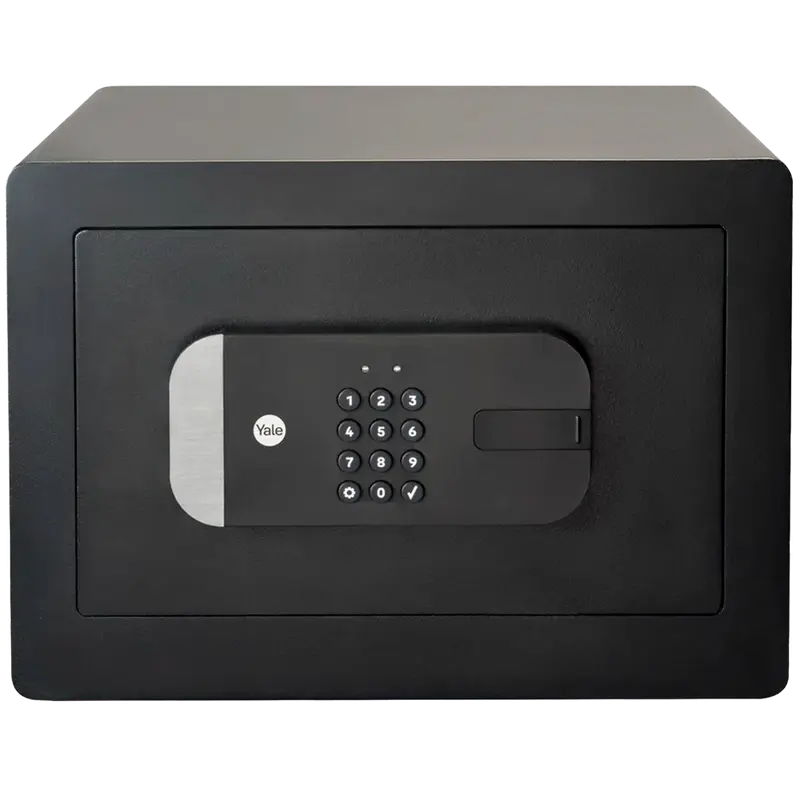 YALE-SMARTSAFEBOX - Caja fuerte inteligente BLE - Apertura con PIN, llave física y APP - Sensor de estado de puerta