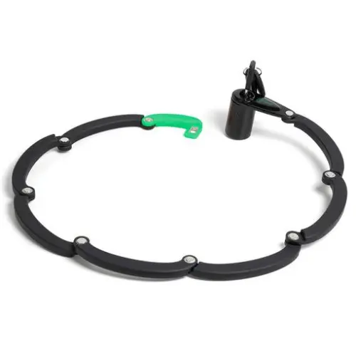 Youin CANDADO ALUM-PLEGABLE OVAL + LÁMPARA COLA LED
