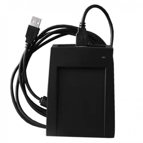 ZKTECO ZK-CARD-ENCODER - Codificador de tarjetas USB - Tarjetas MF 13.56 MHz - Comunicación USB - Lectura y escritura de tarjetas