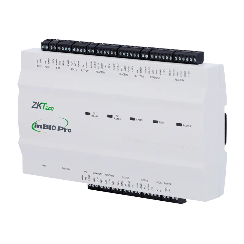 ZKTECO ZK-INBIO260PRO - Controladora de acceso Multi-identificación - Facial, huella, tarjeta, QR dinámico o PIN - Comunicación TCP/IP