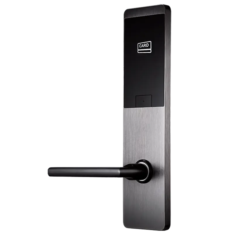 ZKTECO ZK-LH6500L - Cerradura de hotel offline - Apertura por tarjeta MF - Backset 62.5 mm - Apertura izquierda - Autónoma 4 x pilas AA