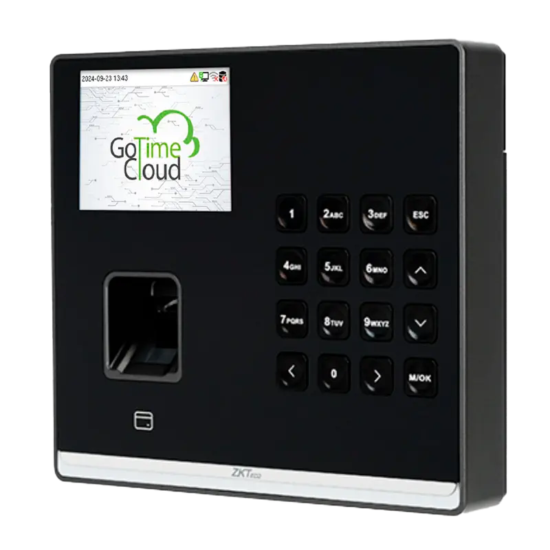 ZKTECO ZK-TA-GTC2-1 - Control de presencia y acceso simple - Huella, tarjeta EM y PIN - 3.000 huellas - 150.000 registros