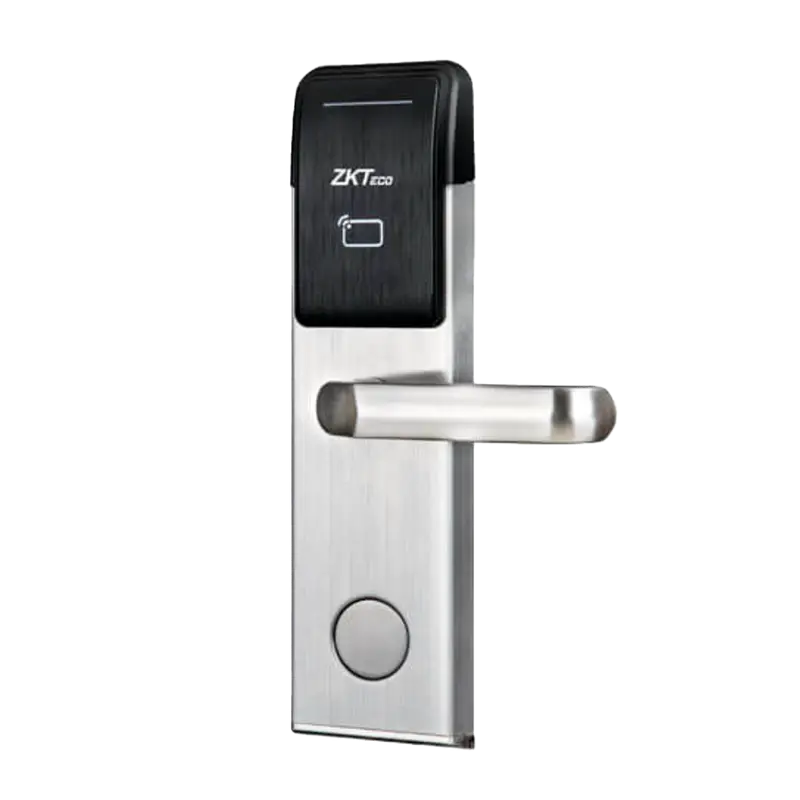 ZKTECO ZK-ZL700R - Cerradura de hotel online - Apertura por tarjeta MF - Backset 70 mm - Apertura derecha - Autónoma 4 x pilas AA